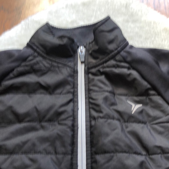 Old Navy boys black quilted front jacket L - Picture 2 of 5